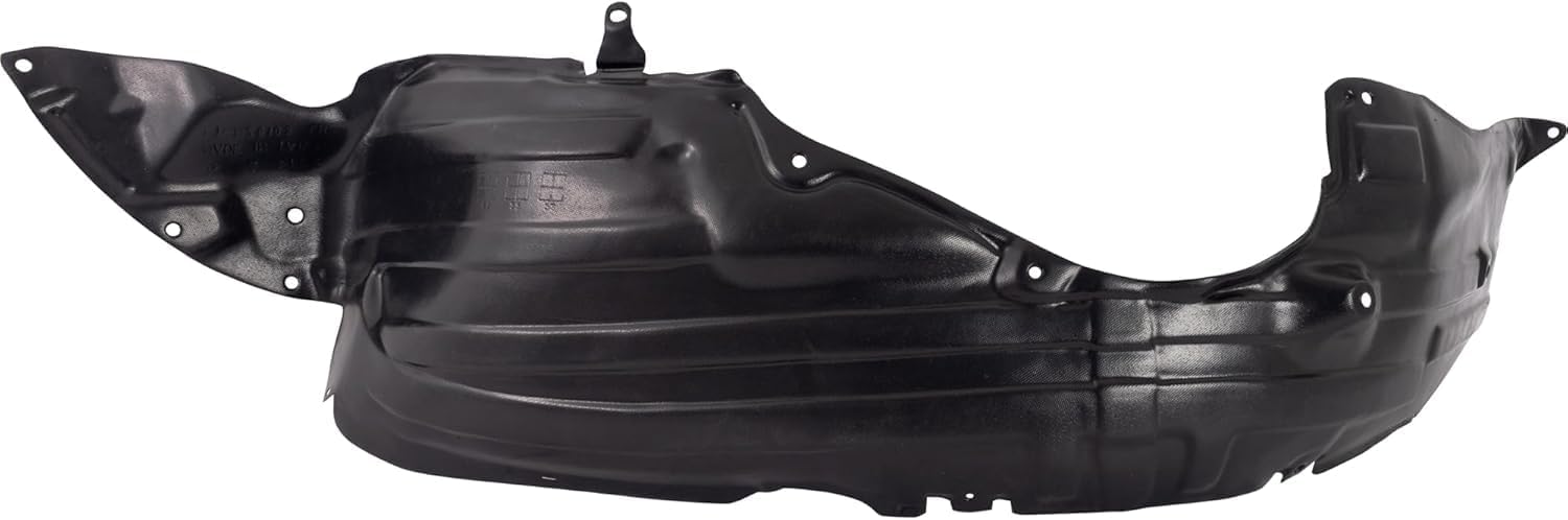 Front Inner Fender Liner Left Driver Side Direct Replacement Compatible With 2010-2012 Mazda CX-7 MA1248147 EH4456140