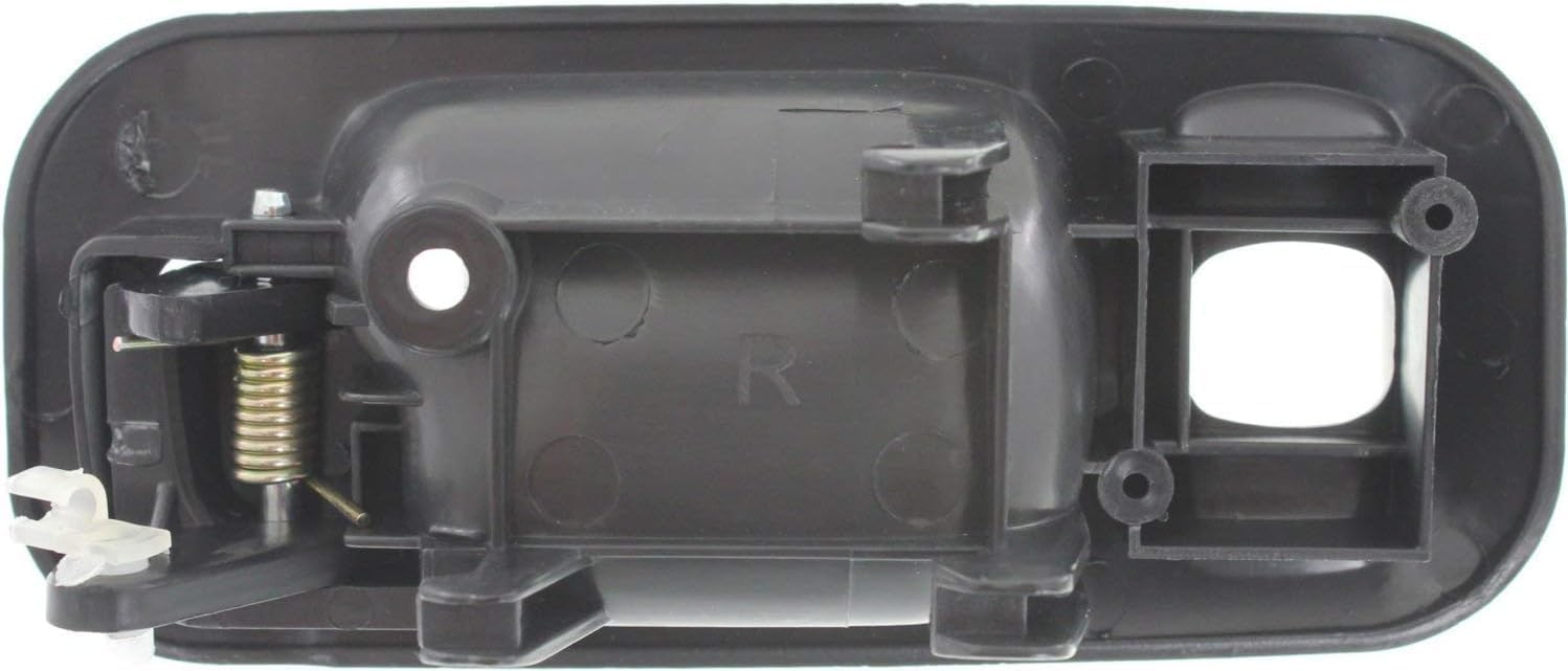 Set of 2 Rear Interior Door Handle Textured with Hole Right Passenger & Left Driver Side Direct Replacement Compatible with 1992-1995 Honda Civic / 1995-1997 Odyssey 72620SR4J02ZB