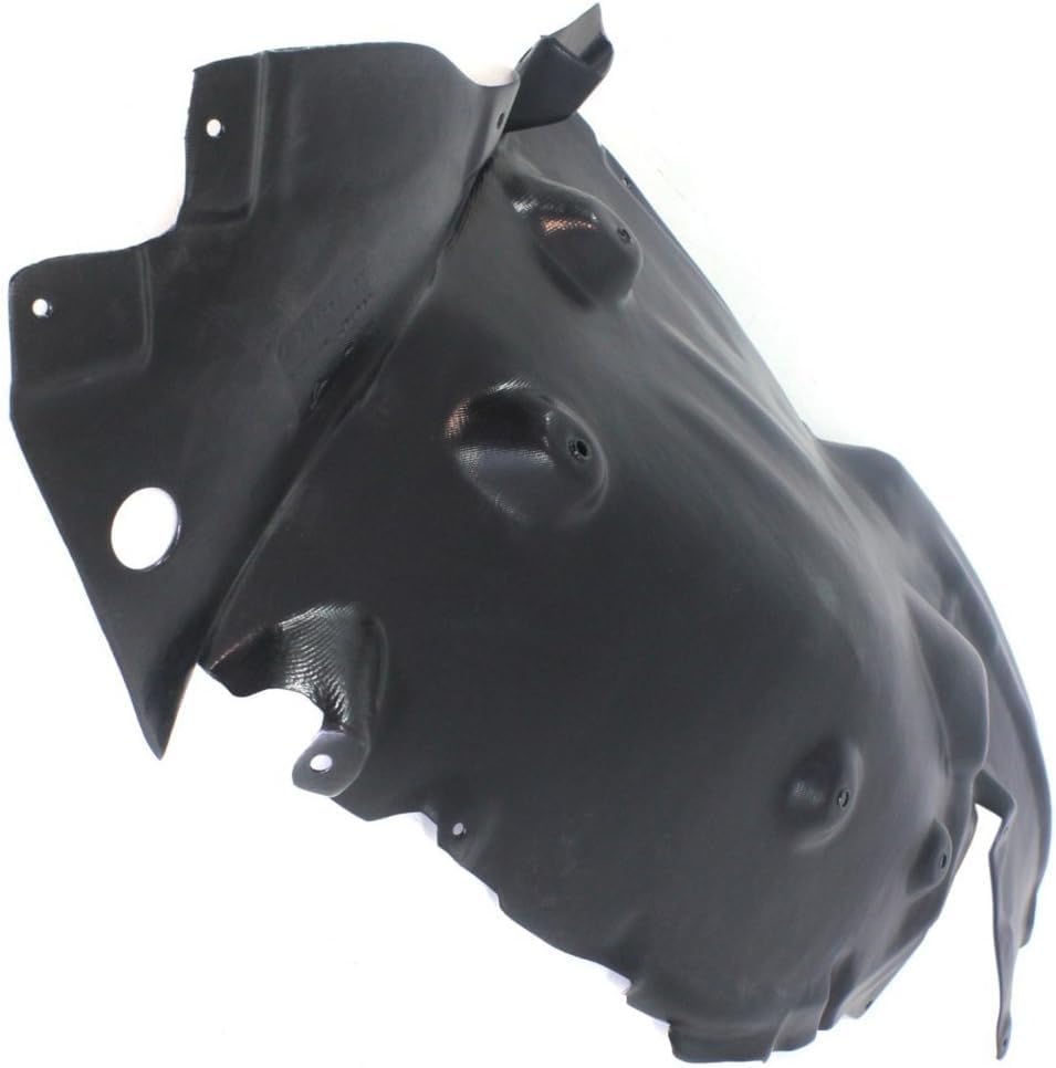 Front Fender Liner Rear Section Left Driver Side Direct Replacement Compatible With 2009-2015 BMW 7-Series BM1248115 51717185159