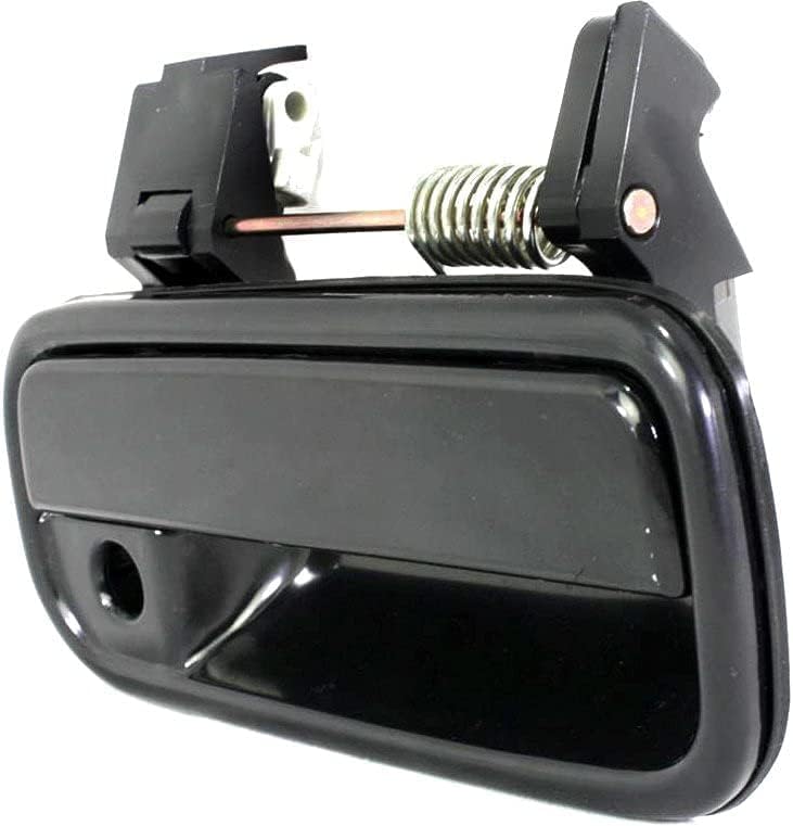Set of 2 Front Exterior Door Handle Smooth Black Left Driver & Right Passenger Side Direct Replacement Compatible with 1989-1995 Toyota Pickup / 1990-1995 4Runner ‎6921089110-PFM