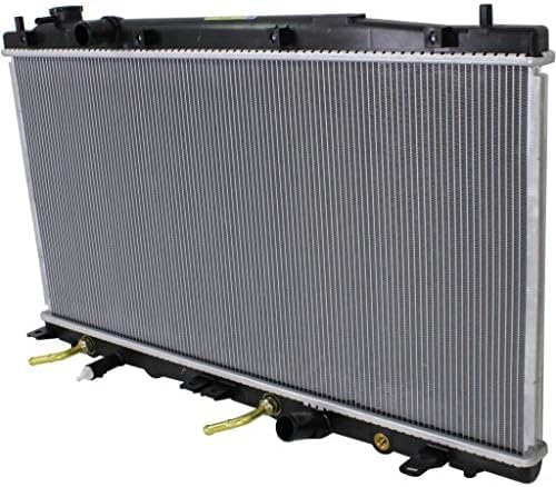 Front Radiator Aluminum Core Direct Replacement Compatible With 2009-2014 Honda Fit HO3010221 19010RB1J51 19010RB0004