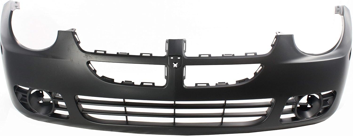 Front Bumper Cover Primed Direct Replacement Compatible With 2003-2005 Dodge Neon CH1000378 5101772AA