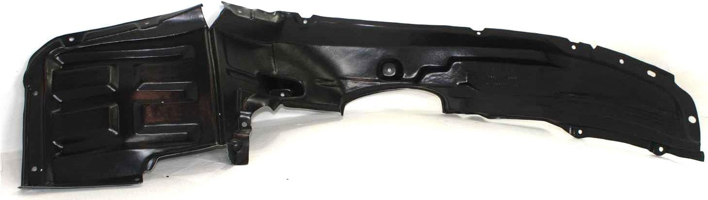 Front Fender Liner Left Driver Side Direct Replacement Compatible With 2004-2012 Mitsubishi Galant MI1248116 MI1248124 5370A933 5370A899