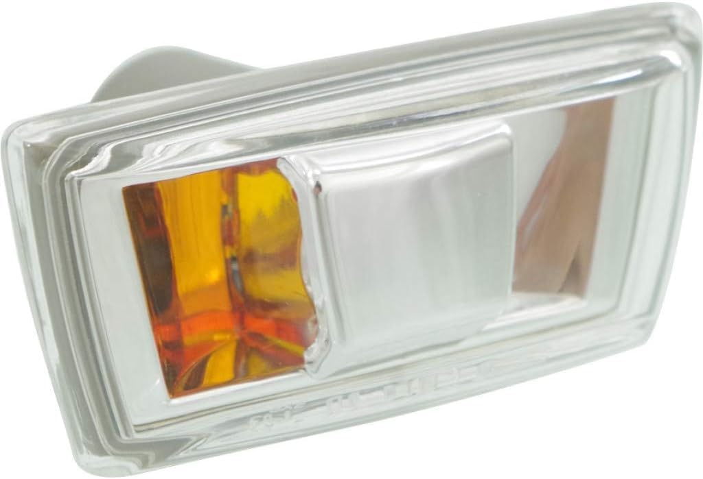 Front Marker Light Left Driver Side Direct Replacement Compatible With 2008 Chevrolet Malibu / 2007-2010 Saturn Aura GM2530133 15249471-PFM
