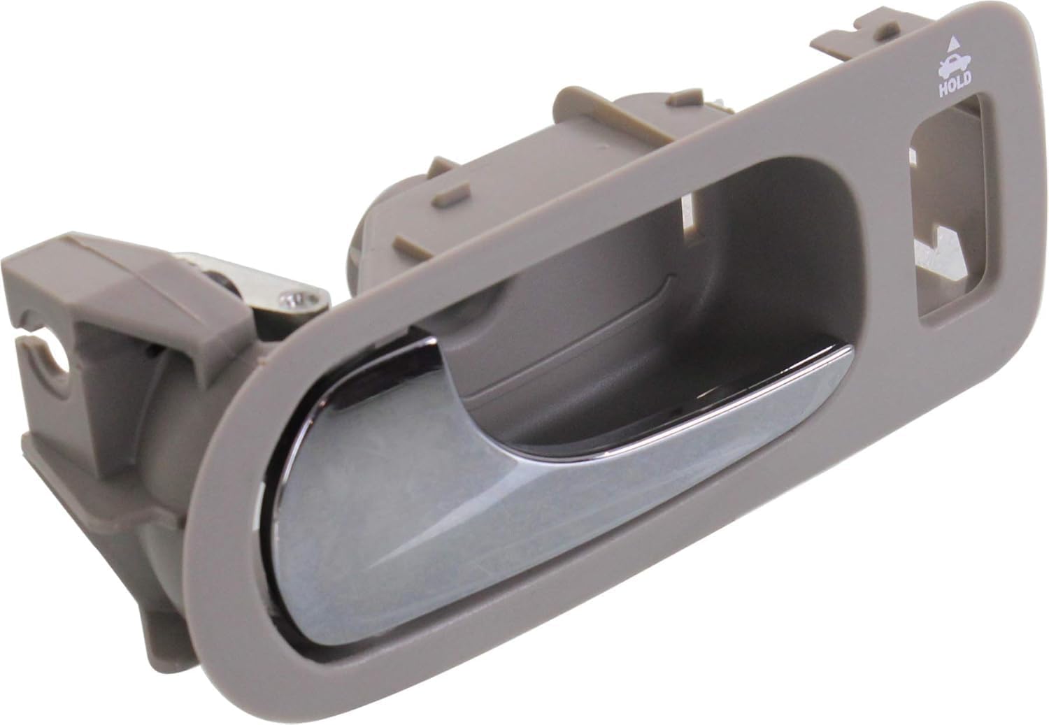 Front Interior Door Handel Light Gray Bezel with Chrome Lever Direct Replacement Compatible with 2005-2009 Buick Lacrosse/Allure GM1352161 15779701