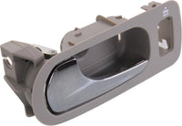 Front Interior Door Handel Light Gray Bezel with Chrome Lever Direct Replacement Compatible with 2005-2009 Buick Lacrosse/Allure GM1352161 15779701