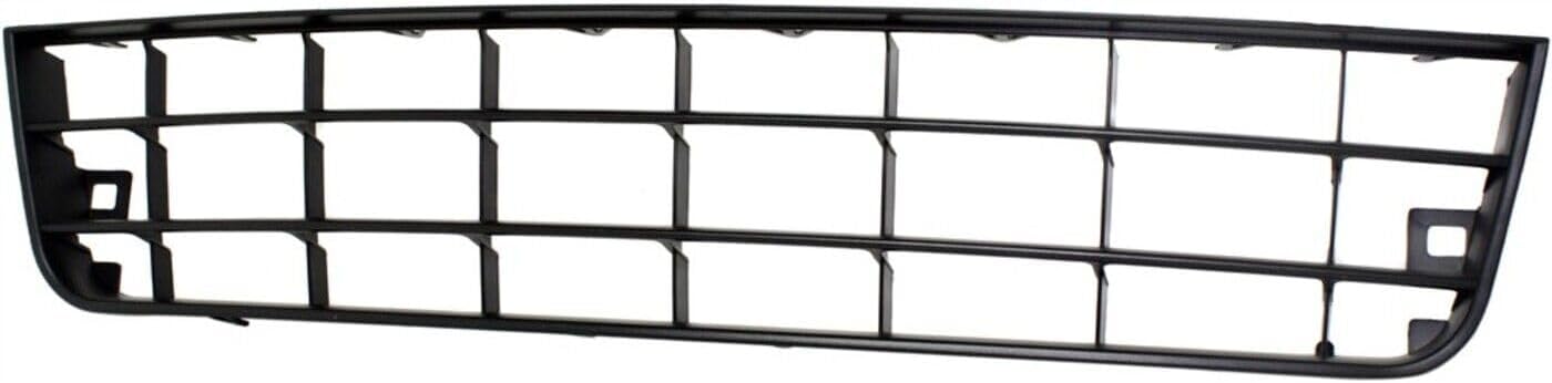 Front Bumper Center Grille Textured Direct Replacement Compatible With 2006-2009 Volkswagen Rabbit VW1036128 1K0853677A9B9
