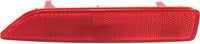 Rear Bumper Reflector Left Driver Side Direct Replacement Compatible With 2007-2009 Honda CR-V / 2010-2015 Acura RDX HO2830102 33555SWAA01