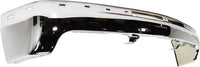 Front Bumper Chrome Steel With Brackets Direct Replacement Compatible With 1999-2002 Chevrolet Silverado / 2000-2006 Tahoe GM1003127 12336026-PFM