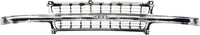 Front Grille Cross Bar Insert With Chrome Center-Bar + Head Lights + Park Lamps Right & Left Side Direct Replacement Compatible With Chevy Silverado 1999-02 / Tahoe/Suburban 2000-06