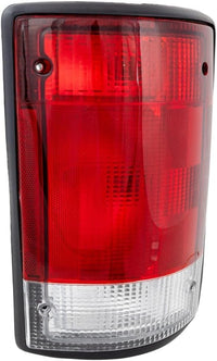 Tail Light Lens And Housing Right Passenger Side Direct Replacement Compatible With 1995-2014 Ford E-Series / 2000-2005 Excursion FO2801114 F5UZ13404A
