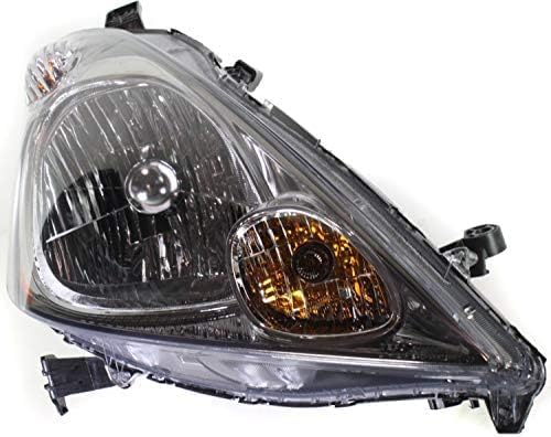 Set Of 2 Front Head Light Assembly Plastic Left Driver & Right Passenger Side Direct Replacement Compatible With 2009-2011 Honda Fit HO2502137 HO2503137 33150TK6A11 33100TK6A11