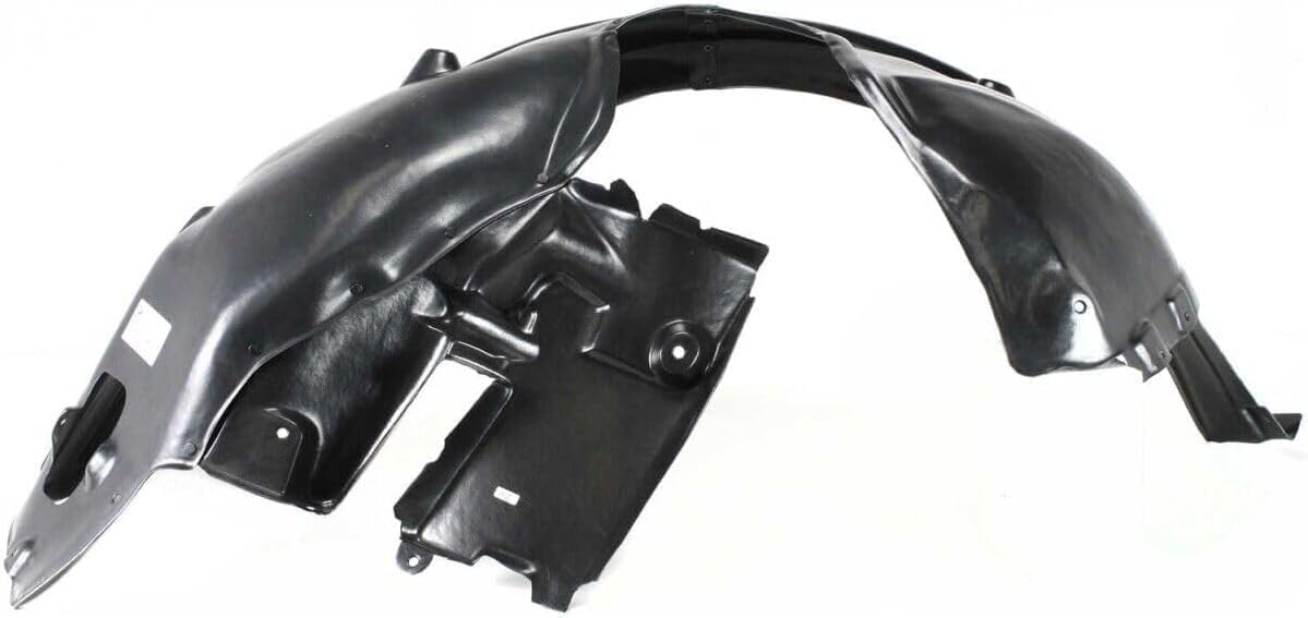 Front Section Fender Liner Left Driver Side Direct Replacement Compatible With 2008-2010 BMW 5-Series BM1248147 51718042013
