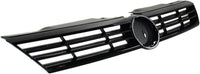 Front Grille Assembly Primed Shell And Insert Plastic Direct Replacement Compatible With 2011-2014 Volkswagen Jetta VW1200151 5C6853651QWA