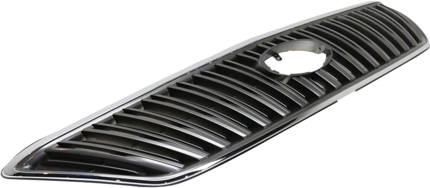 Front Grille Assembly Chrome Shell And Painted Dark Gray Insert Plastic Direct Replacement Compatible With 2004-2006 Lexus RX330 / 2007 RX350 LX1200113 5310148071