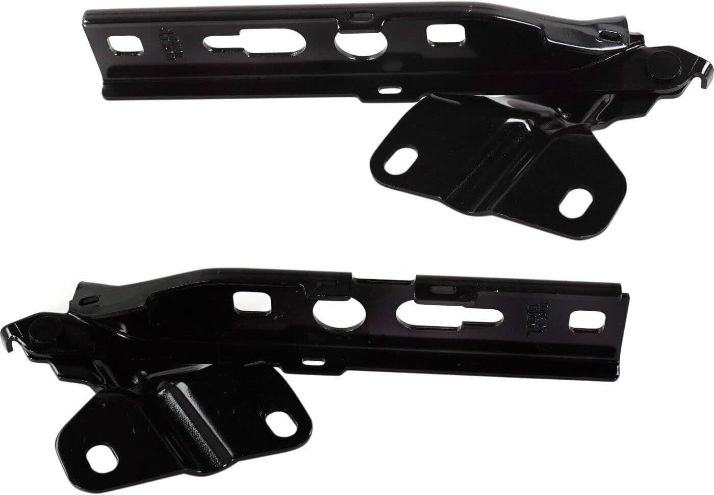 Set Of 2 Front Hood Hinge Assembly Steel Left Driver & Right Passenger Side Direct Replacement Compatible With 2015-2018 Audi Q3 AU1236105 AU1236104 8U0823302 8U0823301