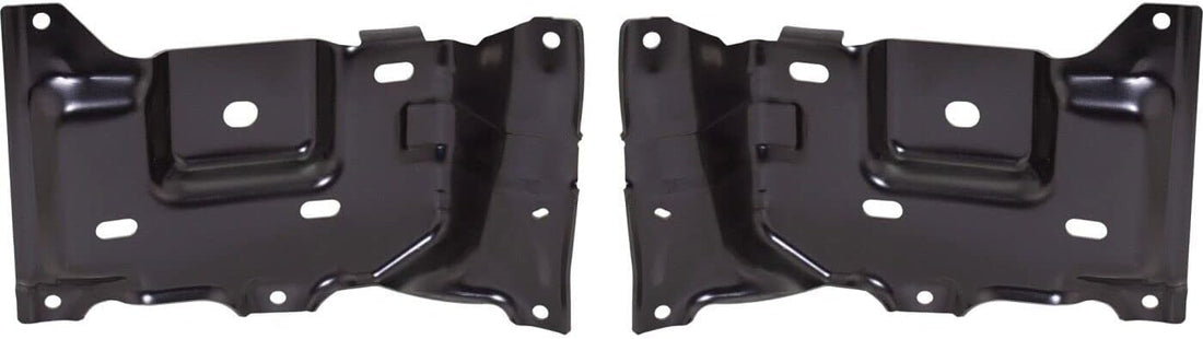 Set Of 2 Front Bumper Mounting Bracket Steel Left Driver & Right Passenger Side Direct Replacement Compatible With 2015-2020 Ford F-150 FO1067194 FO1066194 FL3Z17B984A FL3Z17B985B