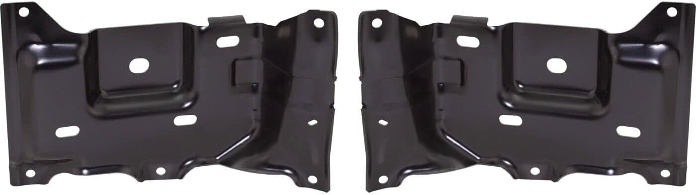 Set Of 2 Front Bumper Mounting Bracket Steel Left Driver & Right Passenger Side Direct Replacement Compatible With 2015-2020 Ford F-150 FO1067194 FO1066194 FL3Z17B984A FL3Z17B985B