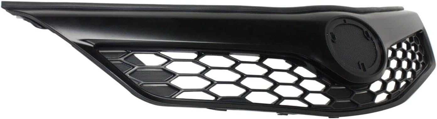 Front Grille Partial Painted Black Plastic Direct Replacement Compatible With 2012-2014 Toyota Camry TO1200354 5310106340C0