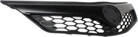 Front Grille Partial Painted Black Plastic Direct Replacement Compatible With 2012-2014 Toyota Camry TO1200354 5310106340C0
