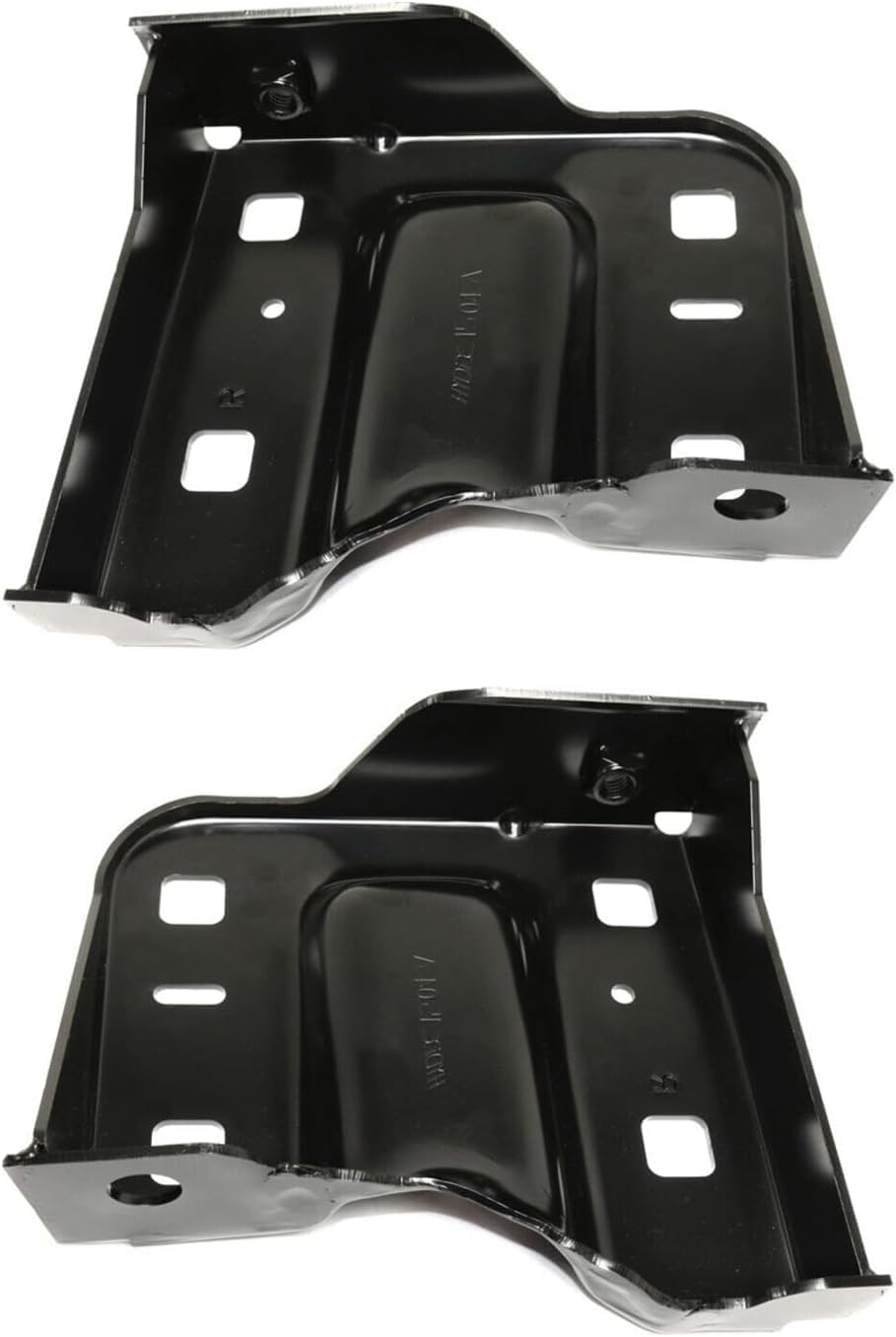 AUTOS PARTS PLUS Set Of 2 Front Bumper Inner Bracket Steel Right Passenger & Left Driver Side Direct Replacement Compatible With Chevrolet Silverado/GMC Sierra 2500HD 3500HD 2015-2019 GM1062112