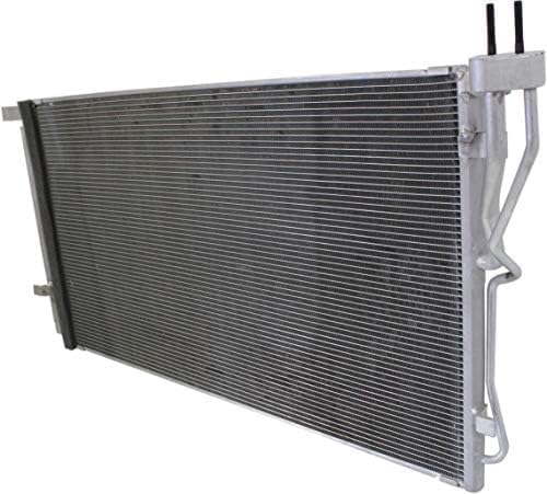 Front A/C Condenser Aluminum Core Direct Replacement Compatible With 2011-2013 Hyundai Sonata / 2011-2015 Kia Optima / 2012-2014 Hyundai Azera HY3030143 976063R000 976063R001