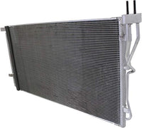 Front A/C Condenser Aluminum Core Direct Replacement Compatible With 2011-2013 Hyundai Sonata / 2011-2015 Kia Optima / 2012-2014 Hyundai Azera HY3030143 976063R000 976063R001