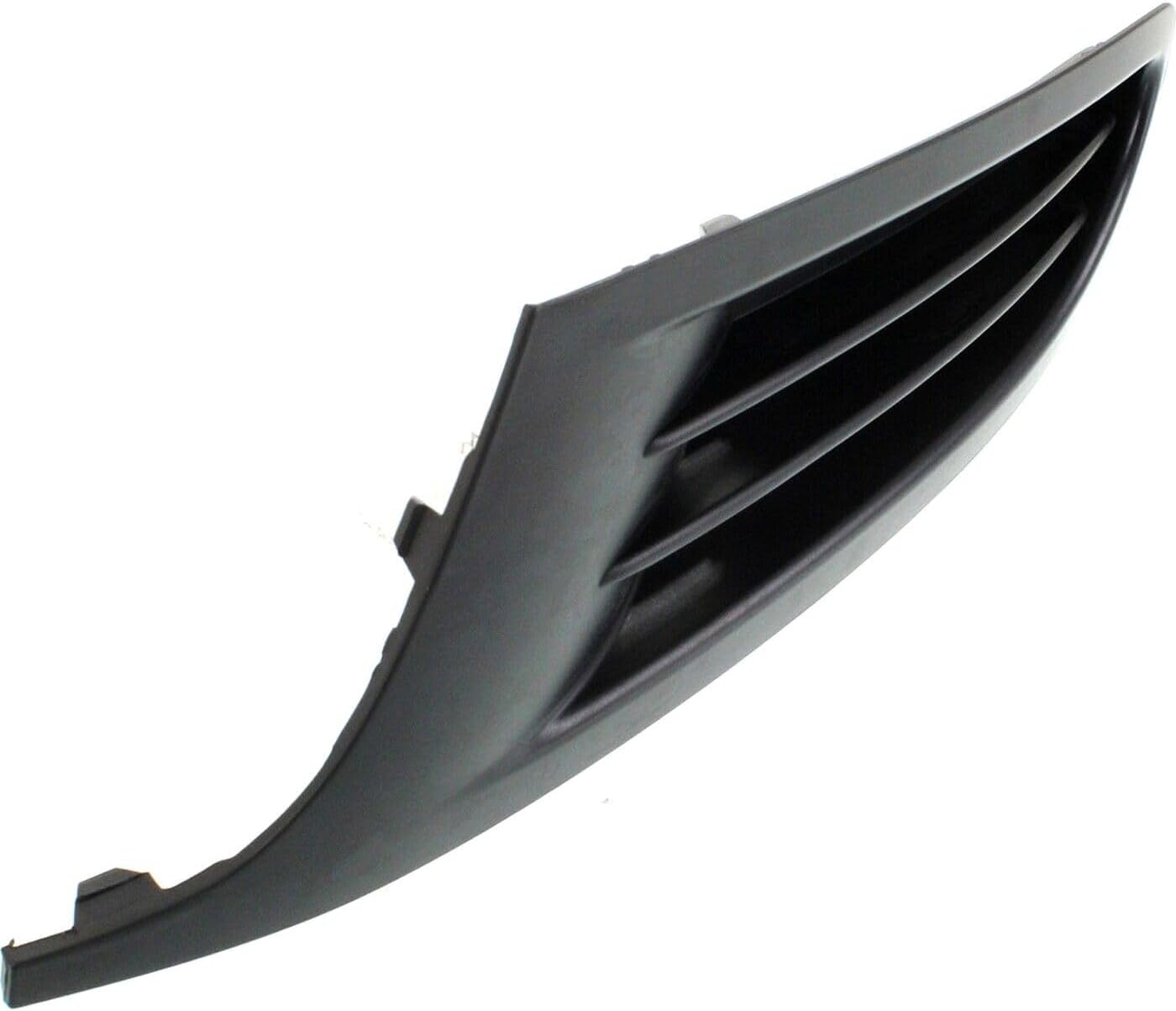 Front Fog Light Cover Textured Dark Gray Left Driver Side Direct Replacement Compatible With 2010-2014 Volkswagen Golf VW1038118 5K0853665A9B9