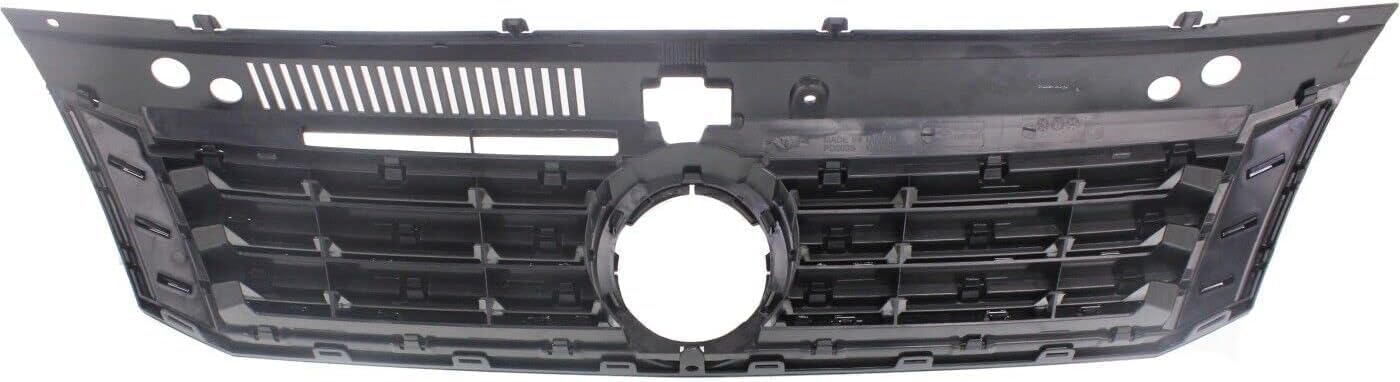 Front Grille Primed Shell and Insert Plastic Direct Replacement Compatible With Volkswagen Passat 2012-2015 VW1200153 561853651COQE