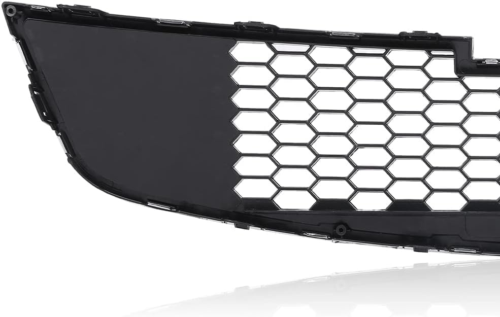 Front Bumper Grille Chrome Shell/Painted Black Insert Direct Replacement Compatible With 2011-2014 Chevrolet Cruze GM1200624 95225615