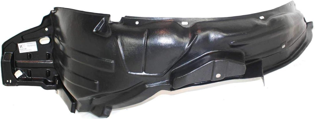 Front Fender Liner Right Passenger Side Direct Replacement Compatible With 2007-2008 Honda Fit HO1251112 74101SLNA00