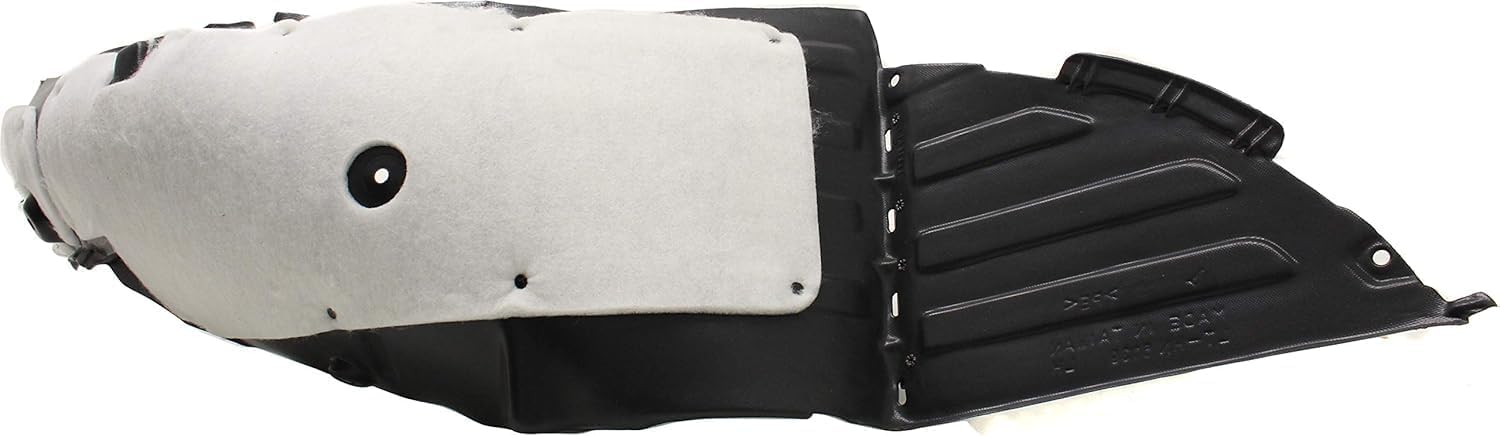 Front Fender Liner Left Driver Side Direct Replacement Compatible With 2012-2014 Hyundai Azera HY1248166 868113V000