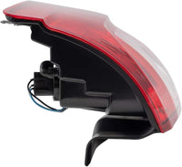Set Of 2 Tail Light Assembly Plastic Left Driver & Right Passenger Side Direct Replacement Compatible With 2011-2016 Chrysler Town & Country CH2801198 CH2800198