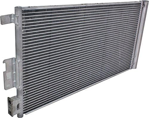 Front A/C Condenser Aluminum Core Direct Replacement Compatible With 2004-2012 Chevrolet Malibu / 2005-2010 Pontiac G6 / 2007-2009 Saturn Aura GM3030255 20820058 20820057
