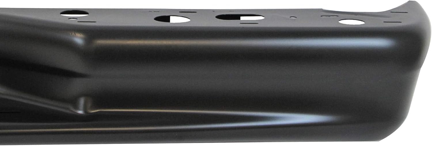 AUTOS PARTS PLUS Rear Step Bumper Face Bar Primed Steel Without Object Sensor Holes Direct Replacement Compatible With 1992-2014 Ford E-Series FO1102271 7C2Z17906GPTM