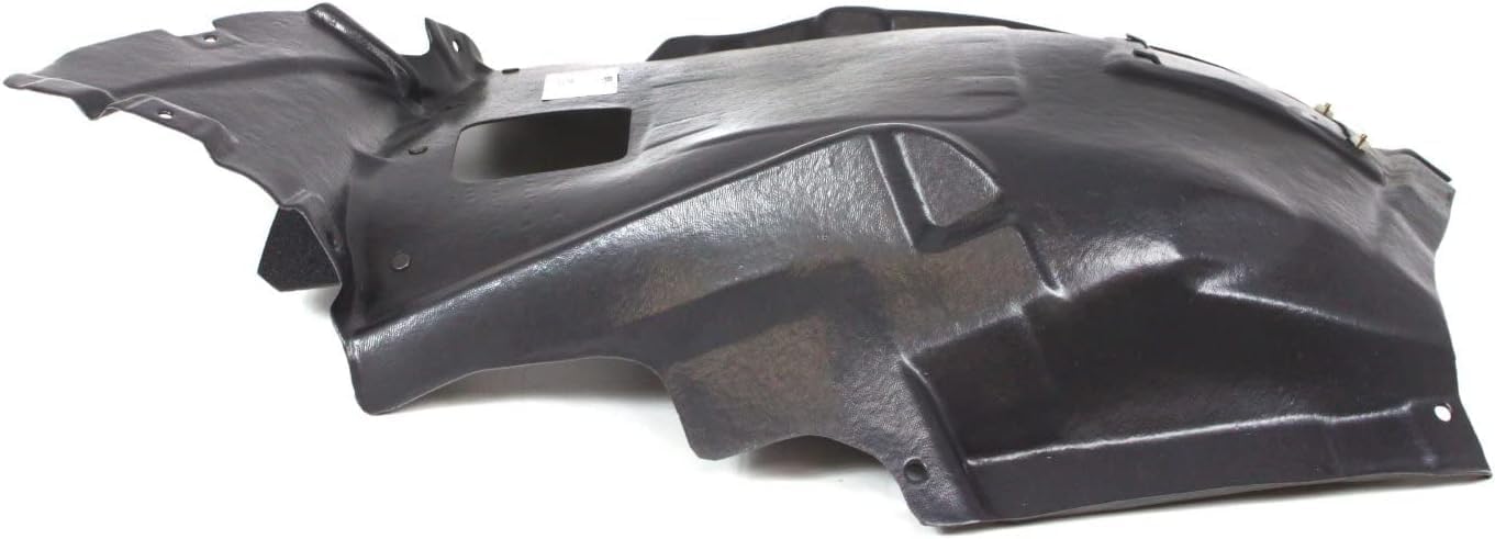 Front Section Fender Liner Right Passenger Side Direct Replacement Compatible With 2008-2013 BMW 1-Series BM1249104 51118045962