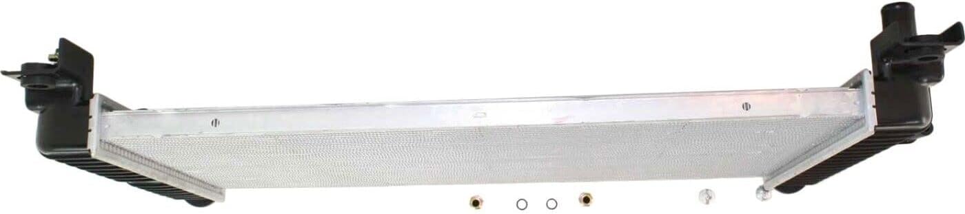 Front Radiator 28 in x 17 in Core Without Rear Auxiliary A/C Direct Replacement Compatible with 1999-2004 Chevrolet Silverado/GMC Sierra 1500 GM3010436 15193110