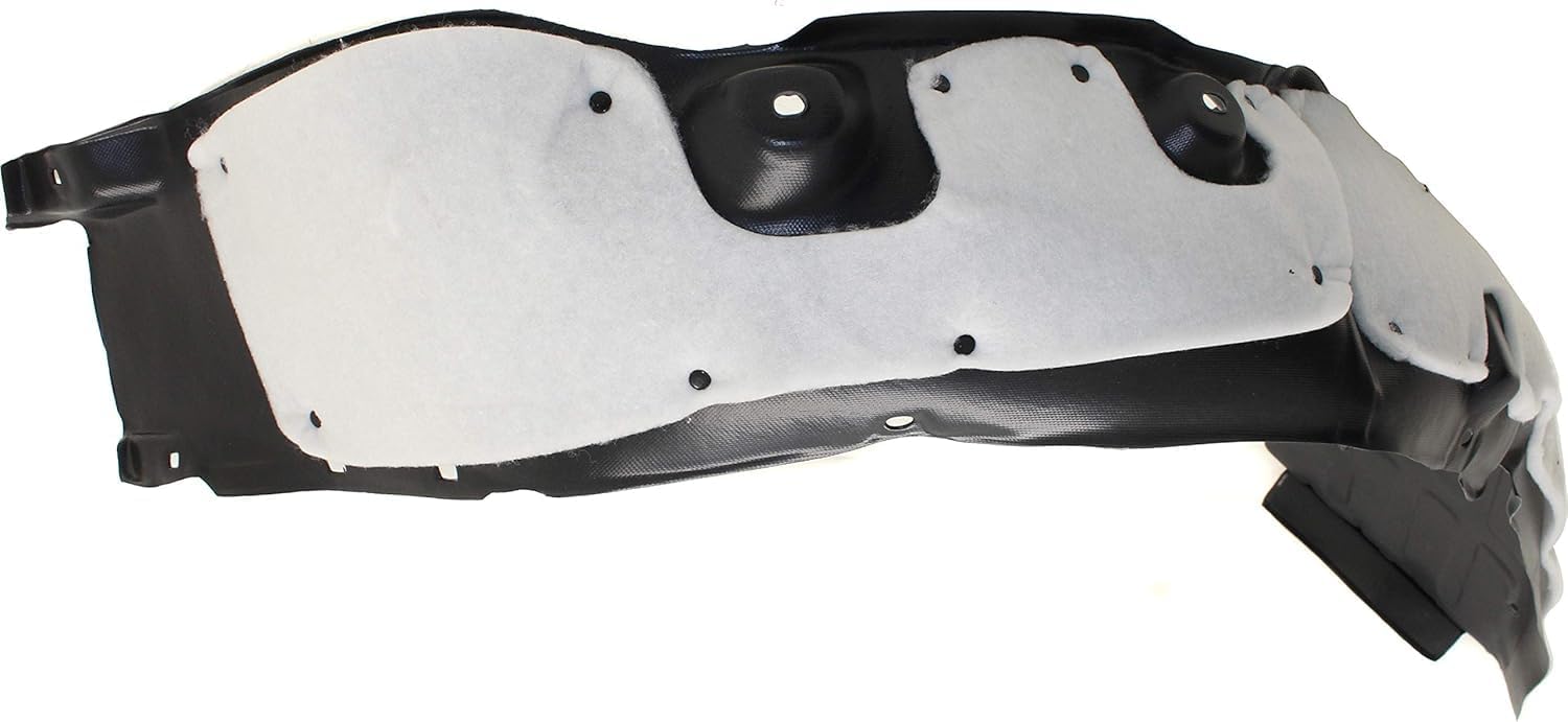 Front Fender Liner Right Passenger Side Direct Replacement Compatible With 2012-2014 Hyundai Azera HY1249166 868123V000