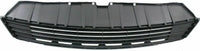 Front Bumper Cover Primed Plastic + Upper & Lower Grille Direct Replacement Compatible With 2012-2014 Toyota Prius C