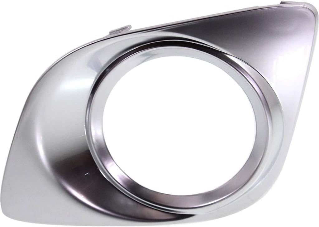 Set Of 2 Front Fog Light Molding Chrome Left Driver & Right Passenger Side Direct Replacement Compatible With 2009-2012 Toyota Venza TO1039133 TO1038133 521270T010 521280T010