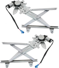 Set of 2 Rear Window Regulator with Moter Left Driver & Right Passenger Side Direct Replacement Compatible with 1997-2001 Toyota Camry TO1551114 TO1550114 69803AA010-PFM