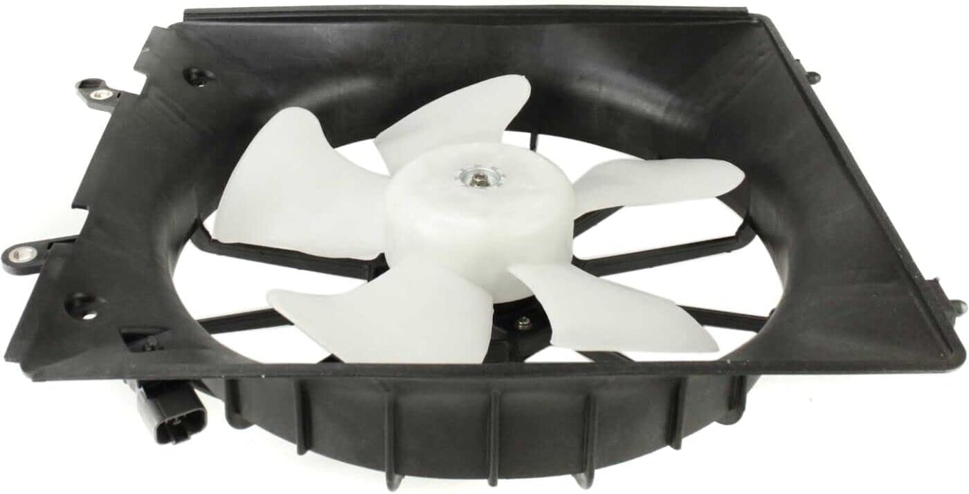 Front Radiator Single Fan Assembly Direct Replacement Compatible with 1998-2002 Honda Accord / 1999-2003 Acura CL/TL HO3115111 19020P8CA01-PFM 19030P8CA01 19015P8CA01