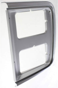 Set Of 2 Front Headlight Door Bezel Chrome Left Driver & Right Passenger Side Direct Replacement Compatible With 1985-1991 Chevrolet & GMC G-Series GM2513124 GM2512124 15596118