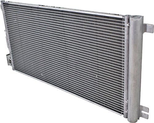 Front A/C Condenser Aluminum Core Direct Replacement Compatible With 2004-2012 Chevrolet Malibu / 2005-2010 Pontiac G6 / 2007-2009 Saturn Aura GM3030255 20820058 20820057