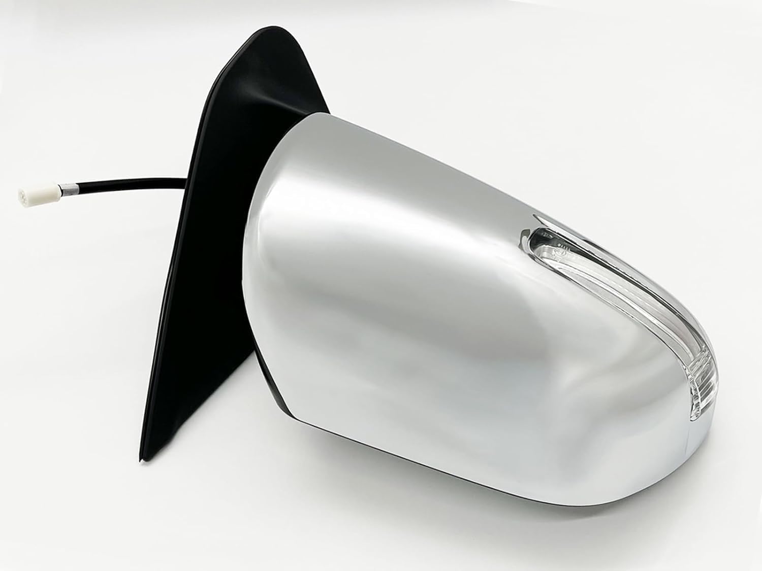 Front Power Mirror Manual Folding Non-Heated Chrome Left Driver Side Direct Replacement Compatible With 2012-2015 Toyota Tacoma TO1320285 8794004210-PFM