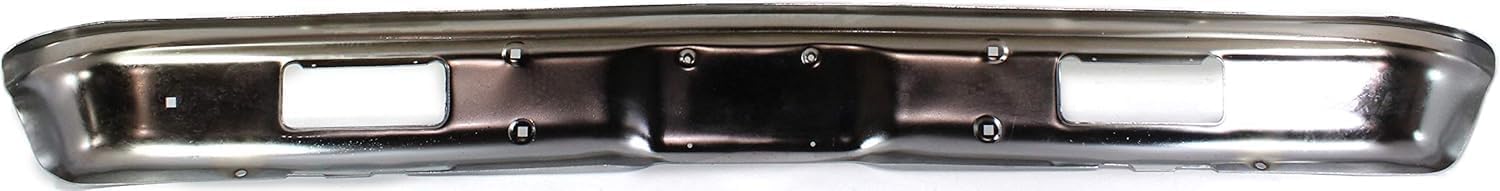 Front Bumper Chrome Steel Direct Replacement Compatible With 1971-1972 GMC/Chevrolet/Suburban C/K Series GM1002351 3990710
