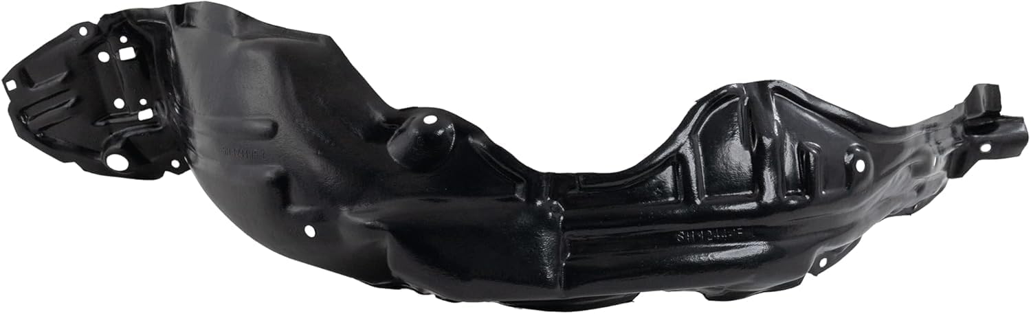 Front Fender Liner Left Driver Side Direct Replacement Compatible with 2012-2014 Toyota Prius C TO1248186 5387652350