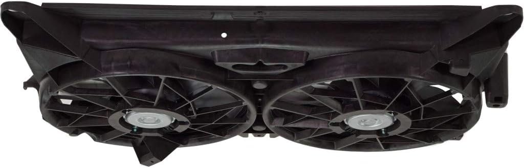 Front Dual Fan Shroud Assembly Direct Replacement Compatible with 1998-2002 Chevrolet Camaro / 1997-2004 Corvette GM3115141 22104439 12365307 22098787