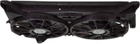 Front Dual Fan Shroud Assembly Direct Replacement Compatible with 1998-2002 Chevrolet Camaro / 1997-2004 Corvette GM3115141 22104439 12365307 22098787