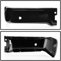 Set Of 2 Rear Step Bumper Face Bar Only Powdercoated Black Left Driver & Right Passenger Side Direct Replacement Compatible With 2009-2014 Ford F-150 FO1102373 9L3Z17906DPTM